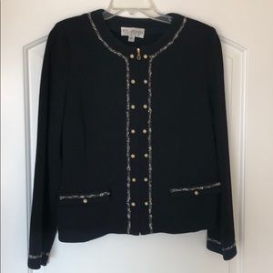 CLASSIC! Black St. John knit